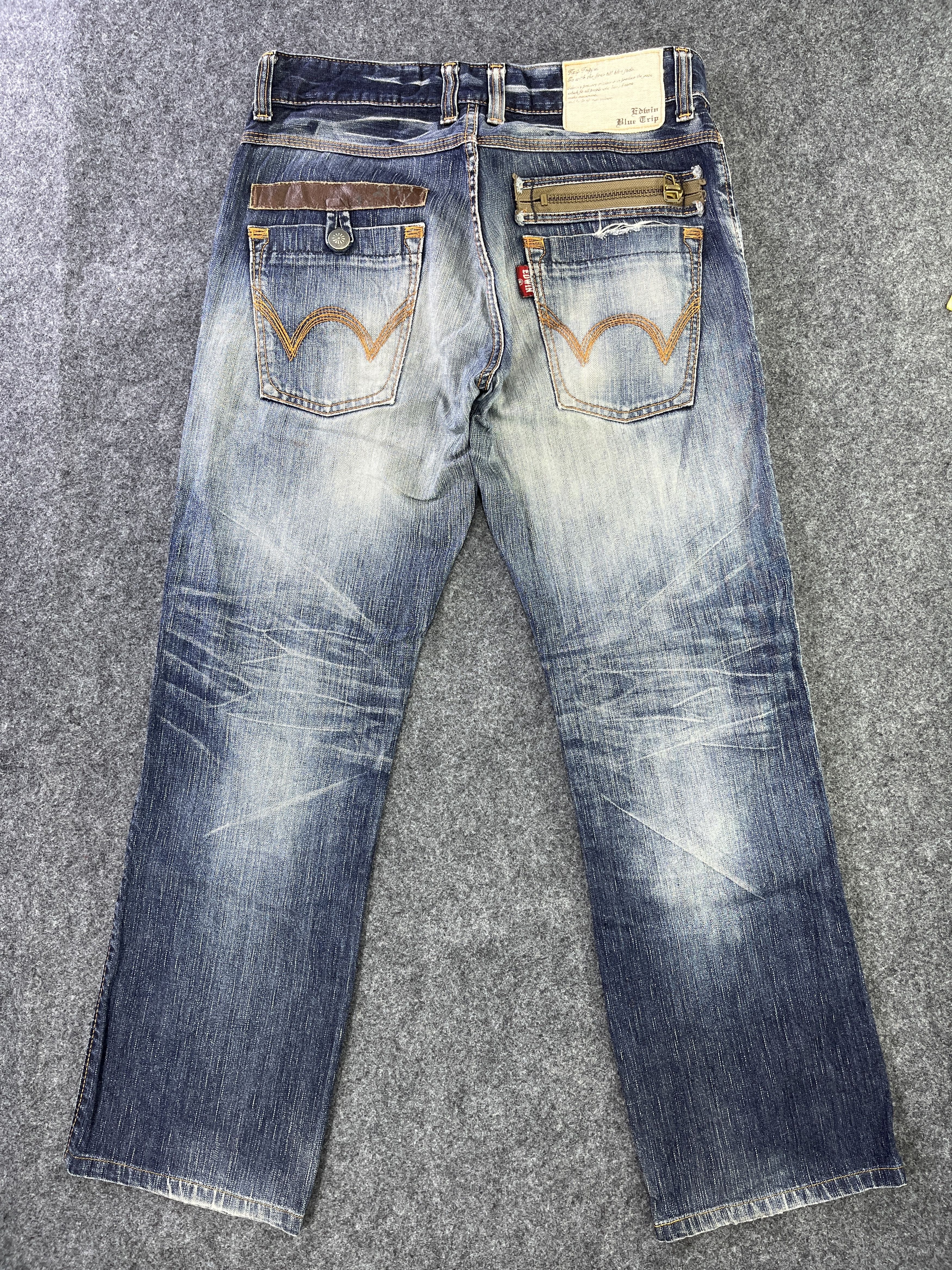 Edwin Edwin Blue Trip Faded Jeans - J960 Size US 34 / EU 50 - 2 Thumbnail