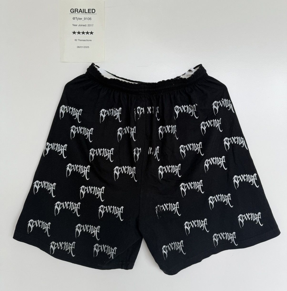 Revenge XXXTENTACION 2017 SAMPLE “MALICE” SHORTS Size US 32 / EU 48 - 4 Thumbnail