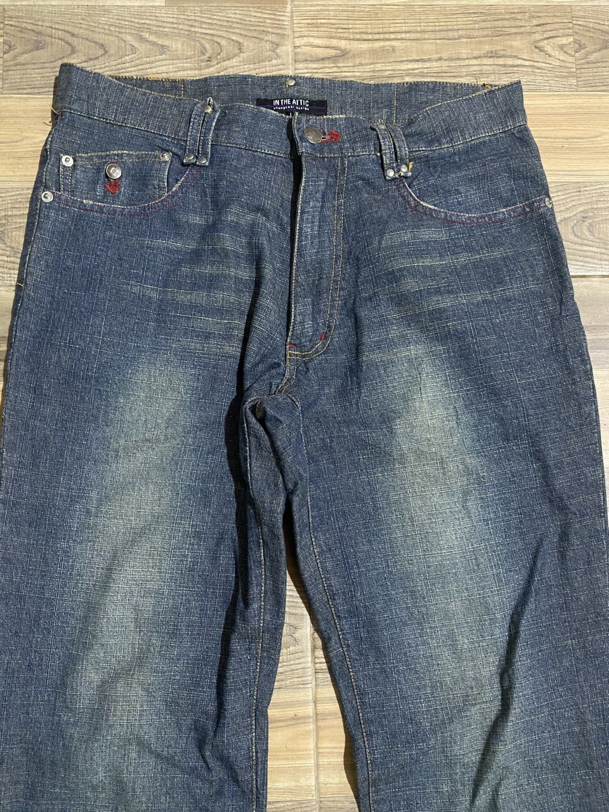 Japanese Brand × Vintage VINTAGE IN THE ATTIC DOUBLE ZIPPER POCKET JEANS Size US 30 / EU 46 - 2 Thumbnail