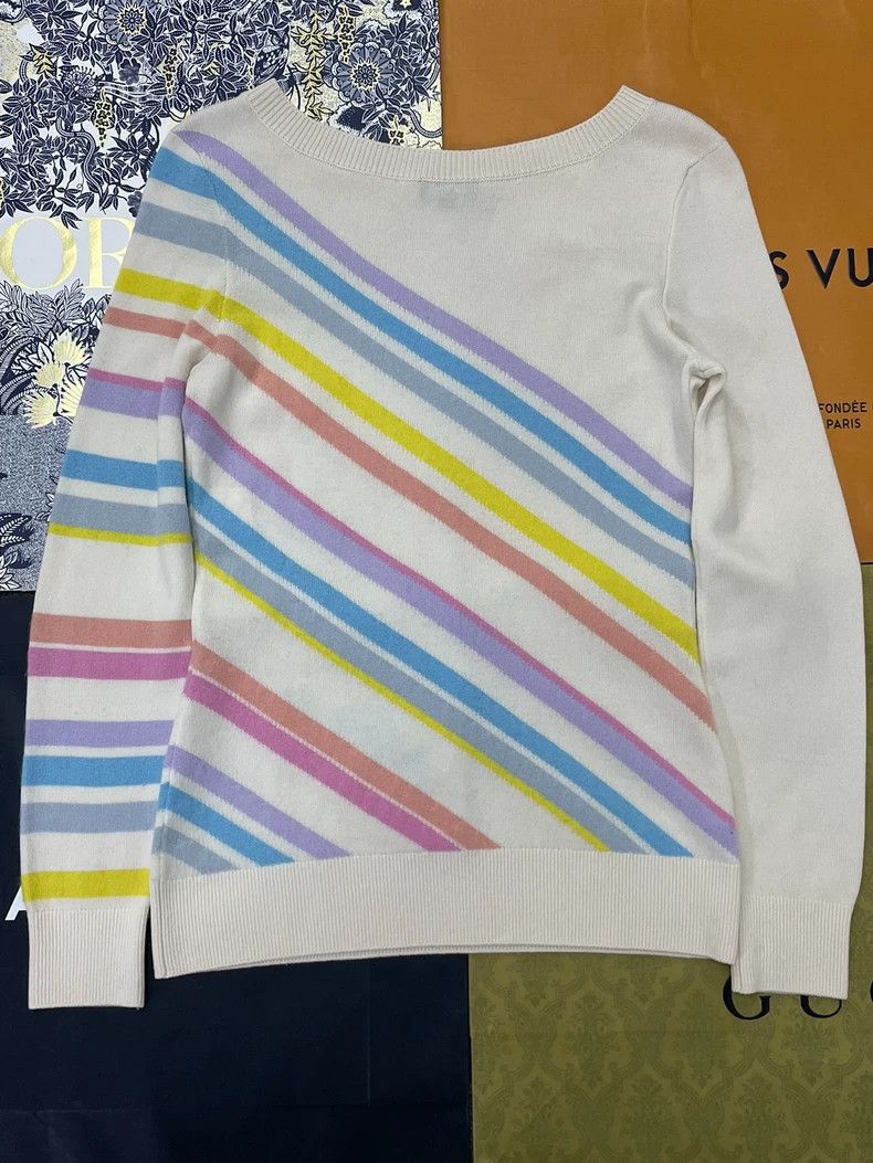 Chanel Chanel Cruise series rainbow color-blocked striped double Size XS / US 0-2 / IT 36-38 - 4 Thumbnail
