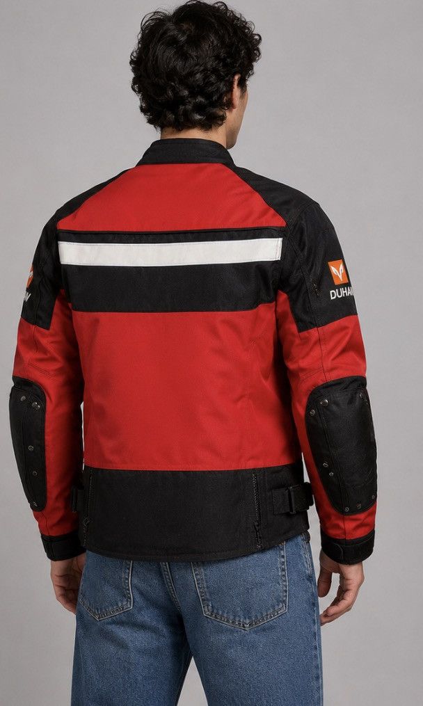 Other Duhan Motor Sports Racing Jacket Mens Medium Red Padded Size US M / EU 48-50 / 2 - 2 Thumbnail