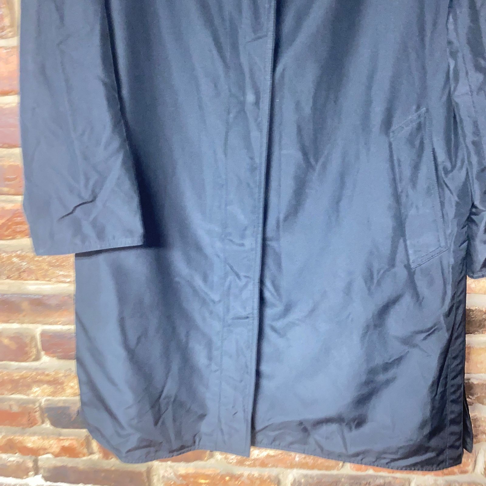 Other Utex Designs Black Button Down Trench Coat Size Small Size S / US 4 / IT 40 - 3 Thumbnail