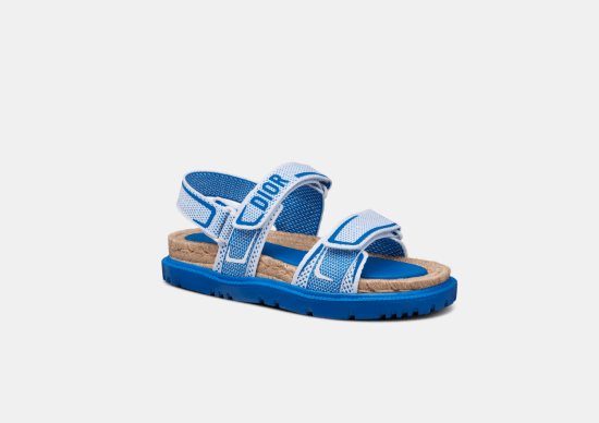 image of Dior O1Bcso1Str0224 Sandals In Blue, Women's (Size 5)