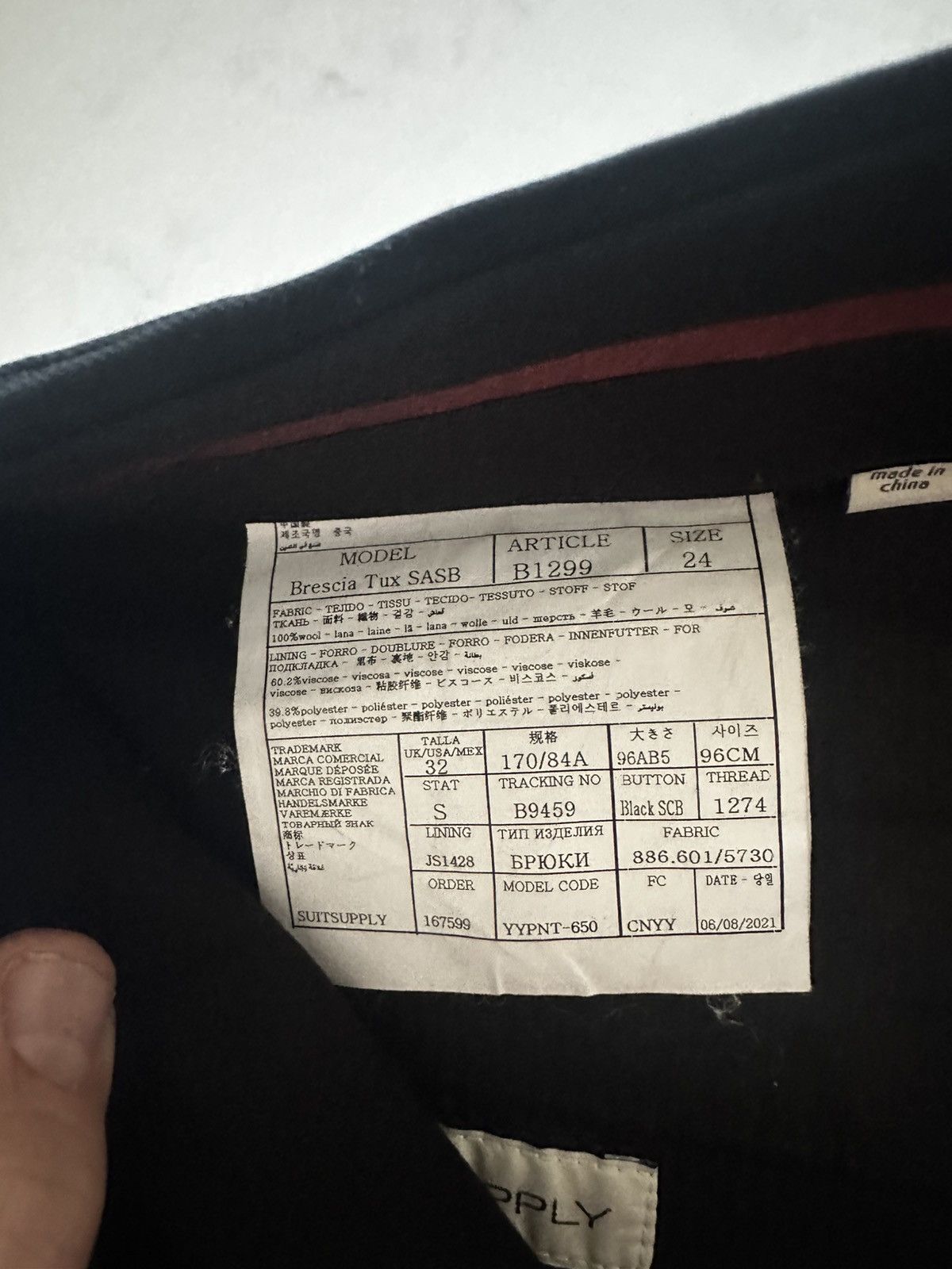 Suitsupply Suit supply wide shawl lapels with black tux pants Size 40R - 8 Thumbnail