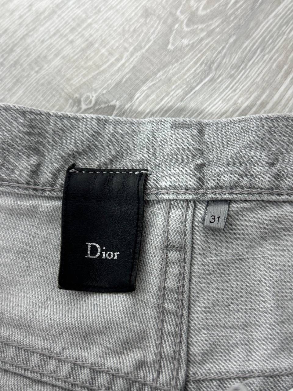 Dior Dior Hedi Slimane Gray Denim Jeans Japan Made Size US 31 - 16 Thumbnail