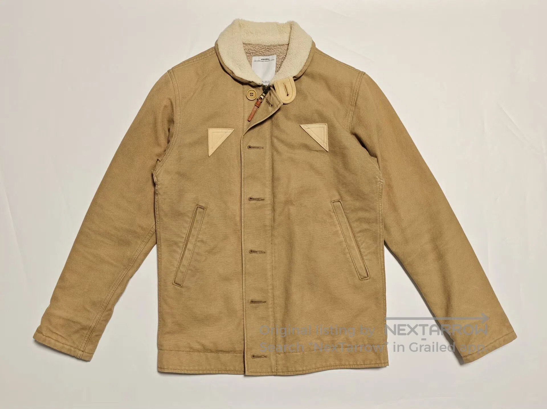 Visvim visvim lamb fur collar canvas jacket. Size US S / EU 44-46 / 1 - 1 Thumbnail