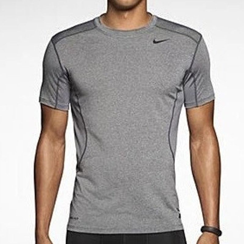 Nike Nike Pro Combat Dri-FIT Fitted Short Sleeve Base Layer Tee Size US S / EU 44-46 / 1 - 1 Thumbnail