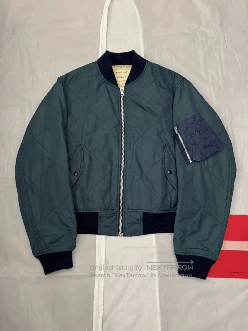 Helmut Lang Helmut Lang 1997 Body Issue Thin Cotton Nylon Ma - 1 Bombe Size US S / EU 44-46 / 1 - 2 Thumbnail