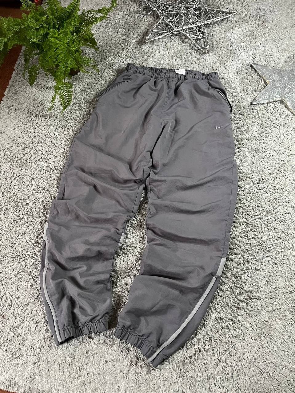 Nike × Vintage 00s Nike Vintage Pants Streetwear Logo Swoosh Rare Size US 35 - 2 Thumbnail