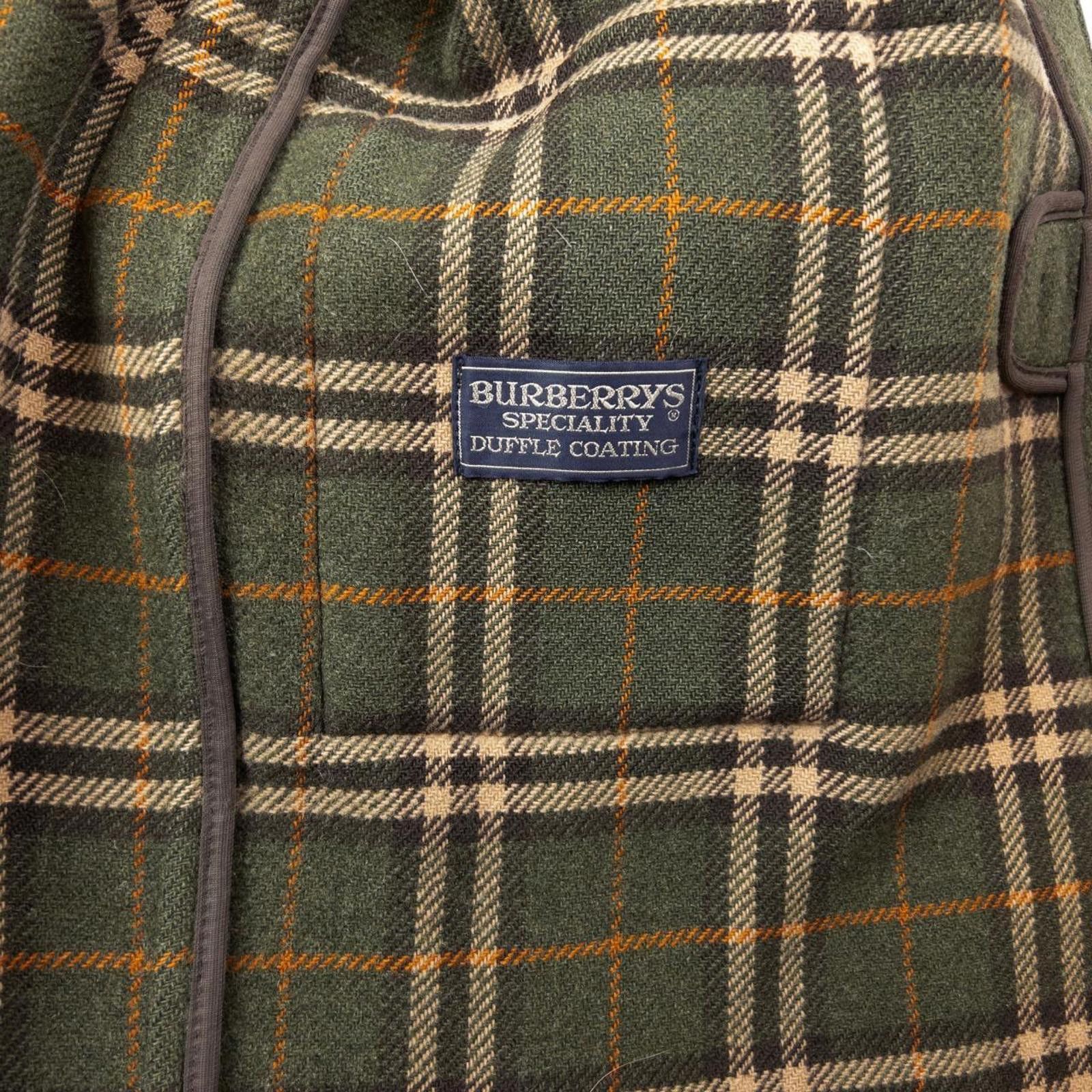 Burberry Vintage Burberry Nova Check Wool Duffel Coat Jacket Size Size US M / EU 48-50 / 2 - 5 Thumbnail