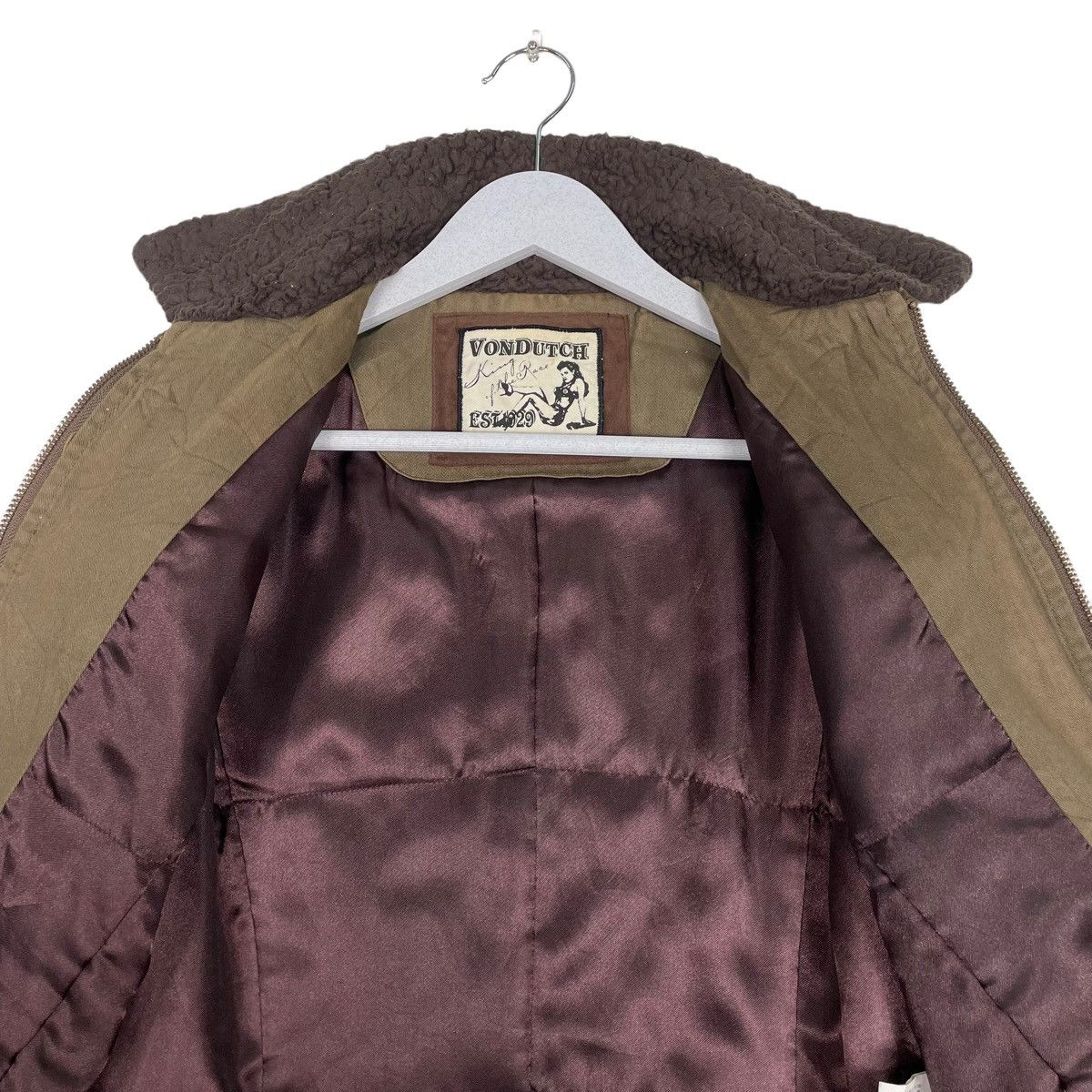 Von Dutch 💥VON DUTCH CROP BOMBER JACKET Size S / US 4 / IT 40 - 11 Thumbnail