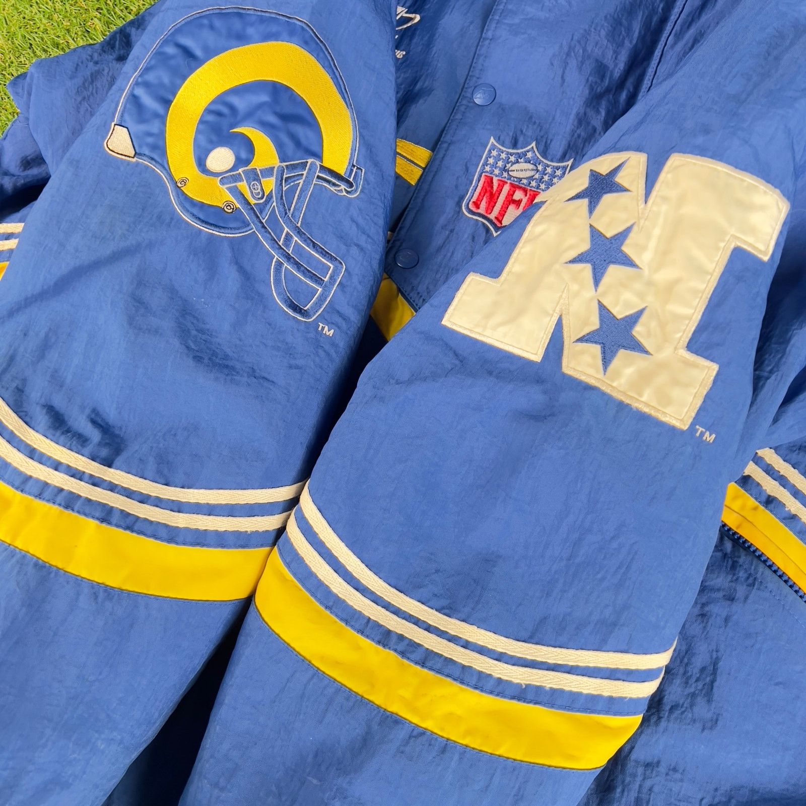 Logo 7 Vintage 90s St Louis Rams Logo 7 Jacket Size US XL / EU 56 / 4 - 4 Thumbnail