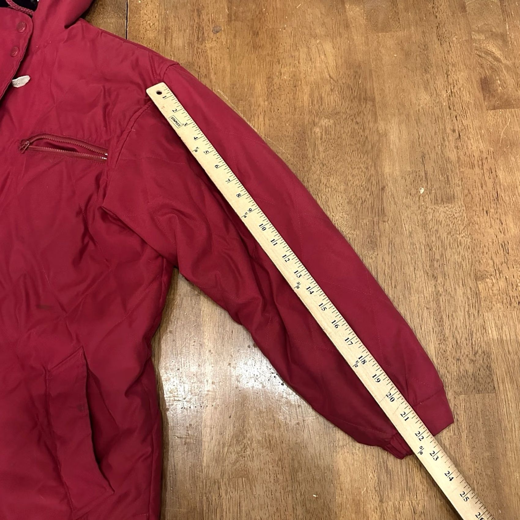Vintage VINTAGE Woolrich Jacket Parka Red Women's 90s Medium M Size M / US 6-8 / IT 42-44 - 8 Thumbnail