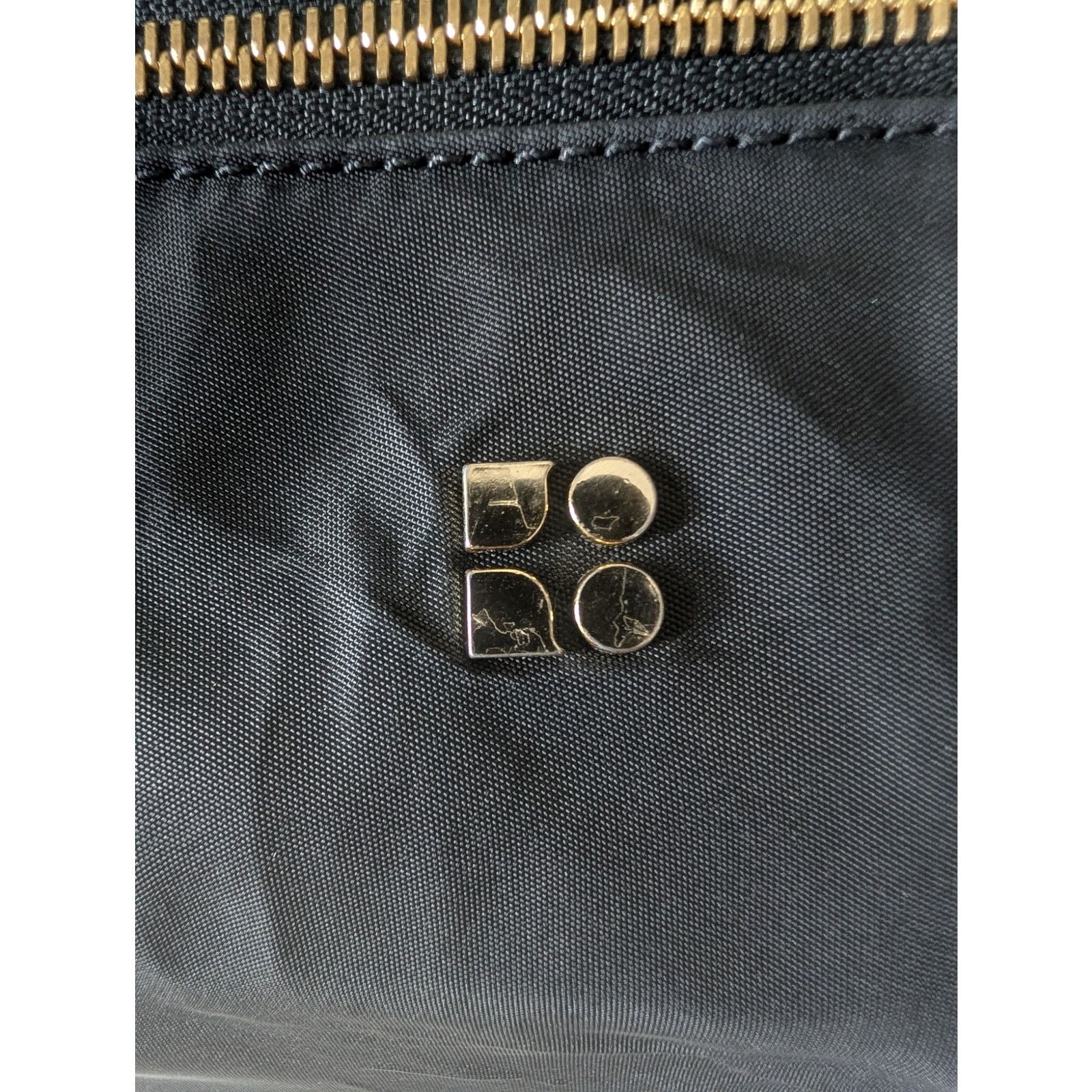 Kate Spade Kate Spade NY Travel Purse Black Nylon-Brown Leather-Gold Size ONE SIZE - 2 Thumbnail