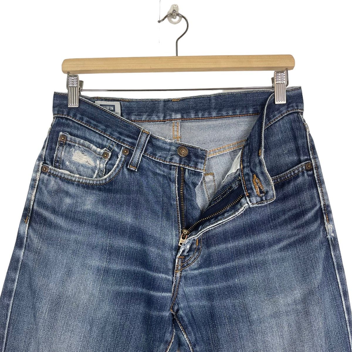 Edwin EDWIN FLARE JEANS ZIPPER FLY DENIM Size US 32 / EU 48 - 11 Thumbnail