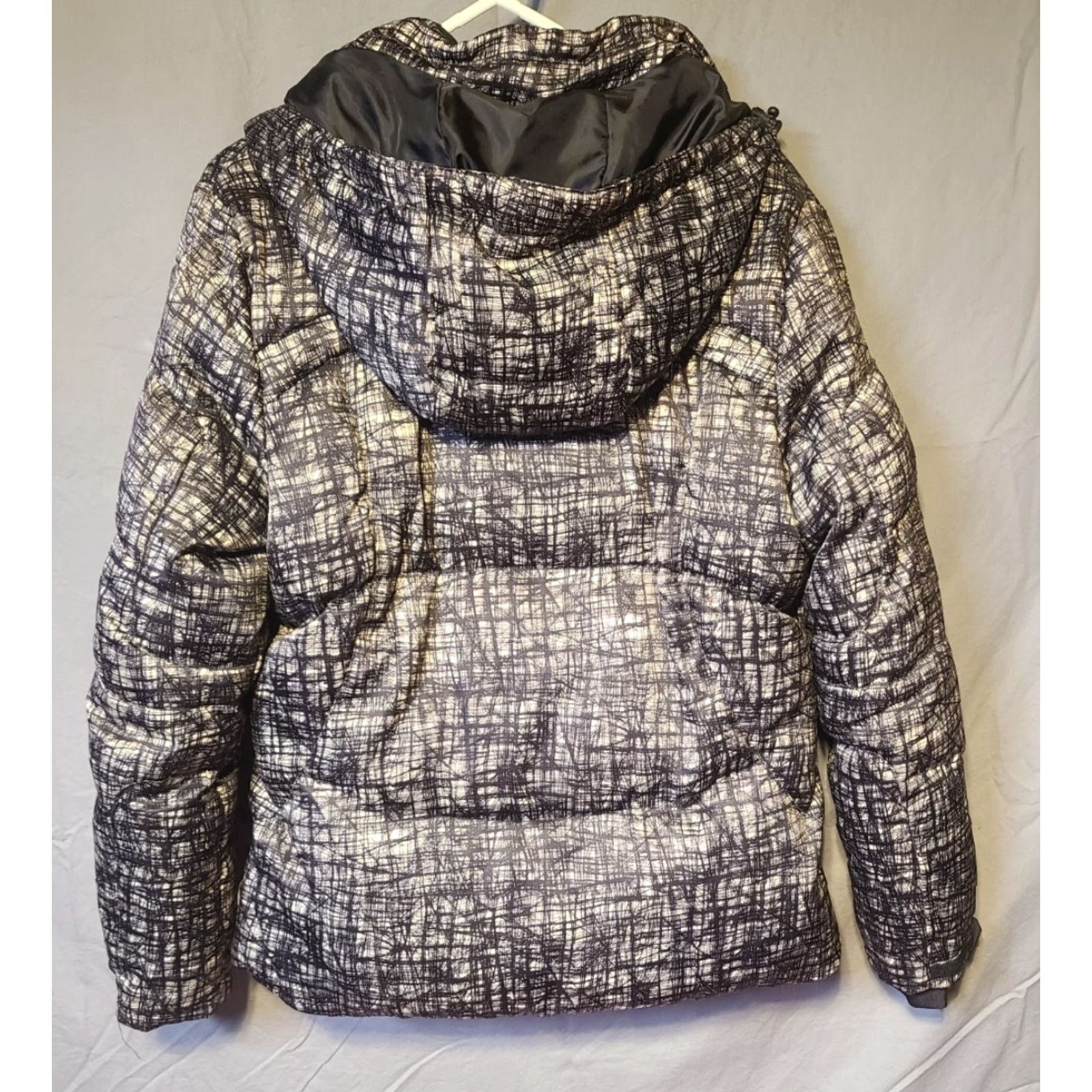 Calvin Klein Calvin Klein CK thk Coat Womens Large blk Down Feather Fill Hooded Winter Puffer Size L / US 10 / IT 46 - 2 Thumbnail