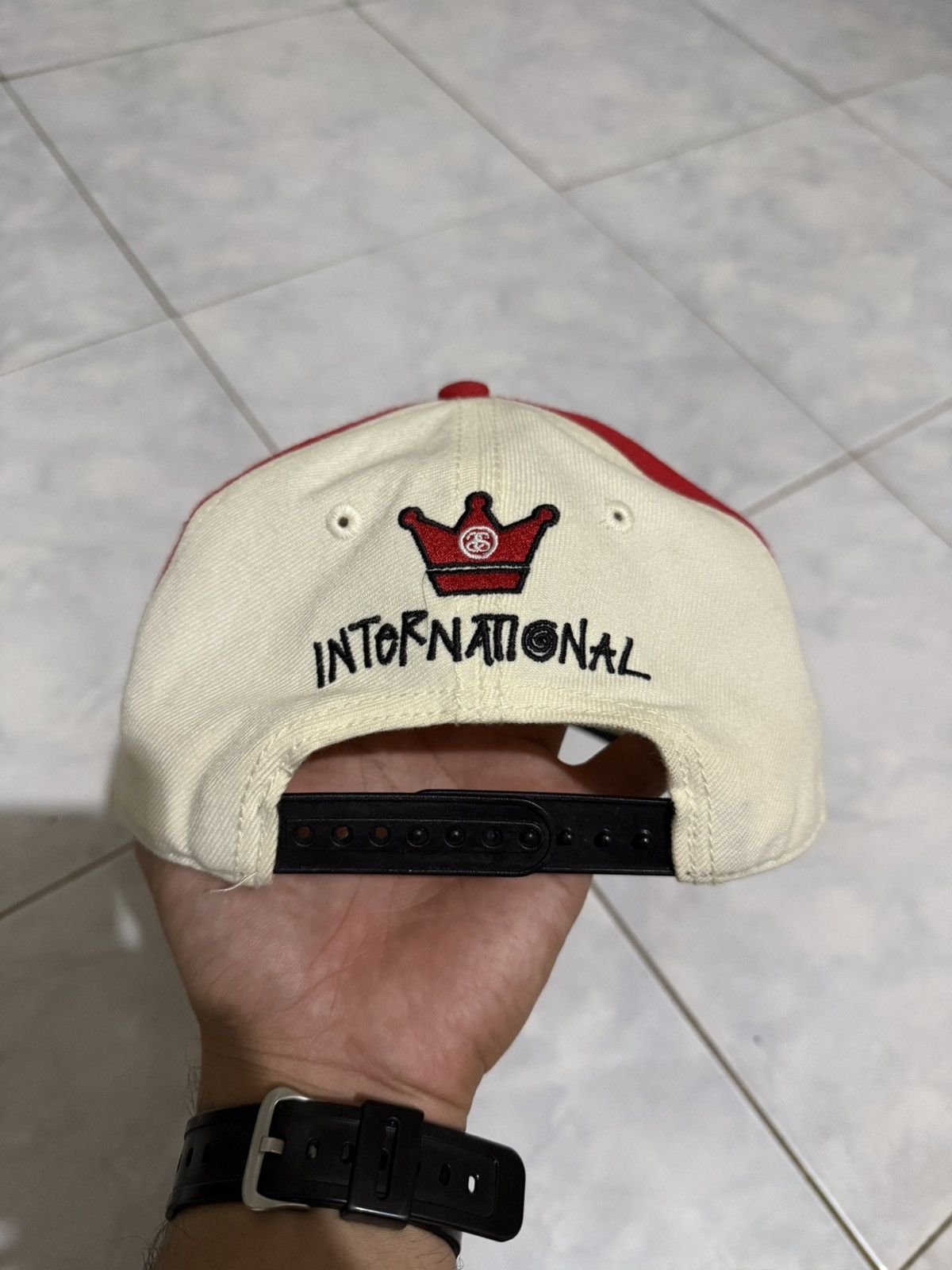 Stussy 90’s stussy run dmc snapback Size ONE SIZE - 2 Thumbnail