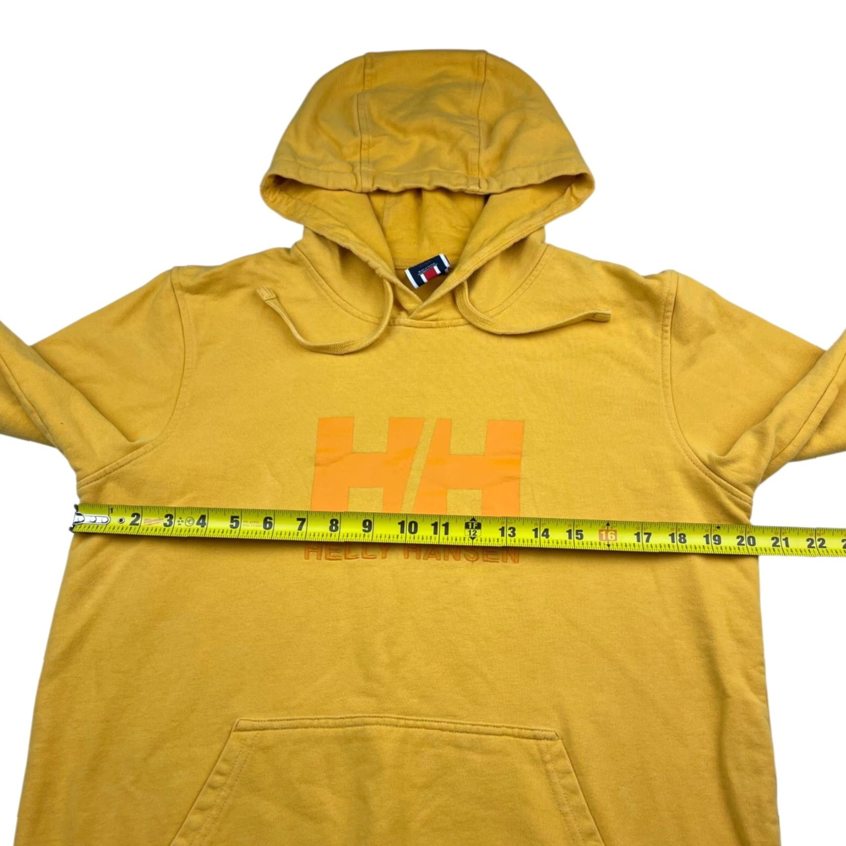 Helly Hansen Helly Hansen Hoodie Men Pullover Hooded Yellow 100% Organic Cotton Medium Size US M / EU 48-50 / 2 - 7 Thumbnail