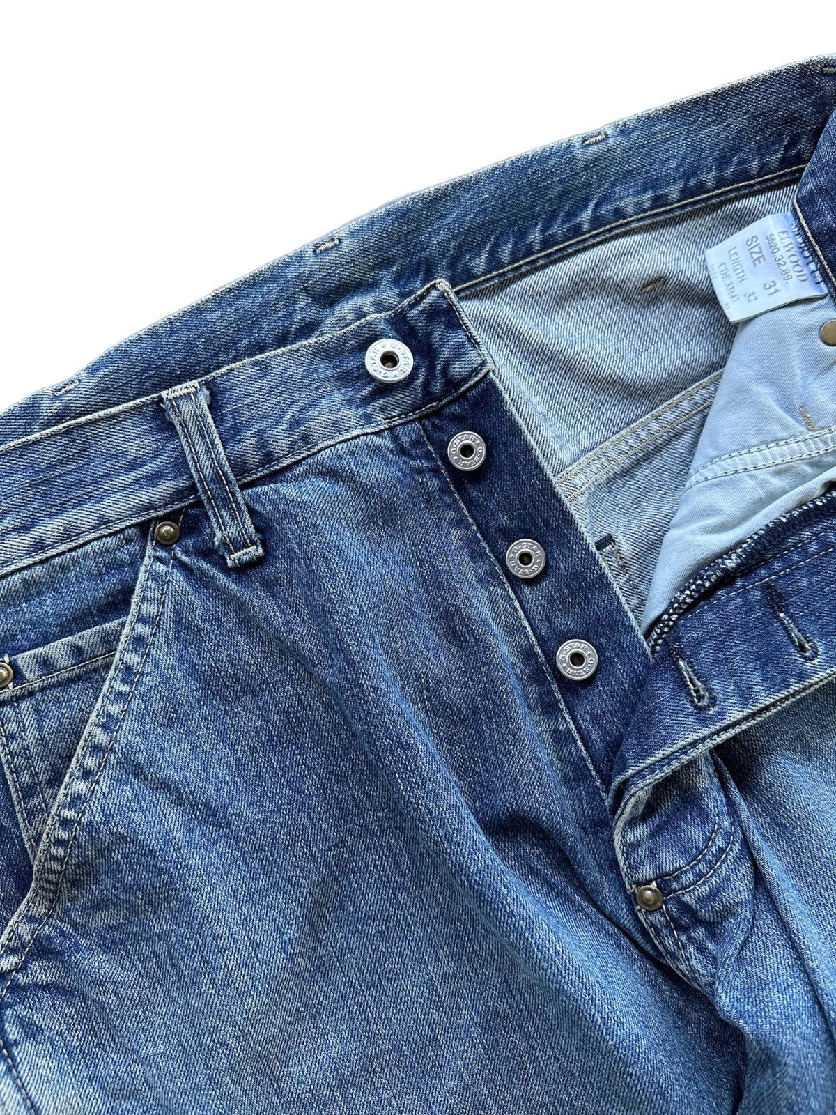 G-Star Vintage G Star Raw Denim Jeans Elwood Double Knee Size US 31 - 4 Thumbnail