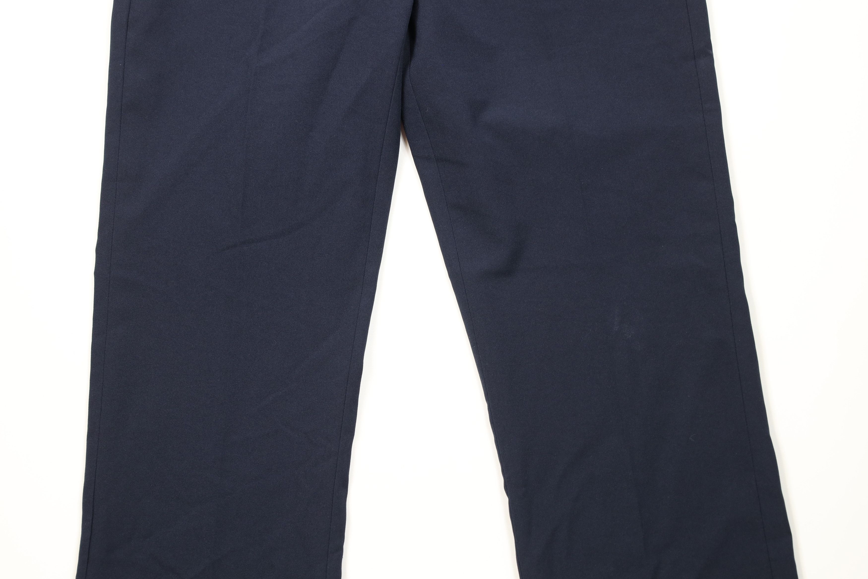 Vintage Vintage Streetwear Knit Flared Wide Leg Chino Pants Blue Size US 34 / EU 50 - 3 Thumbnail