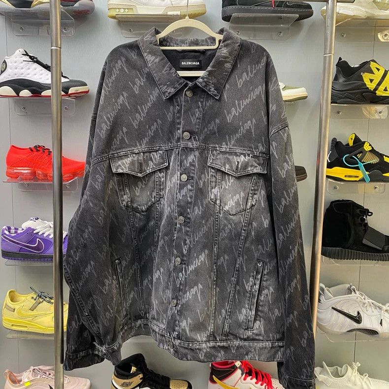 Balenciaga Balenciaga denim jacket Size US XL / EU 56 / 4 - 1 Thumbnail