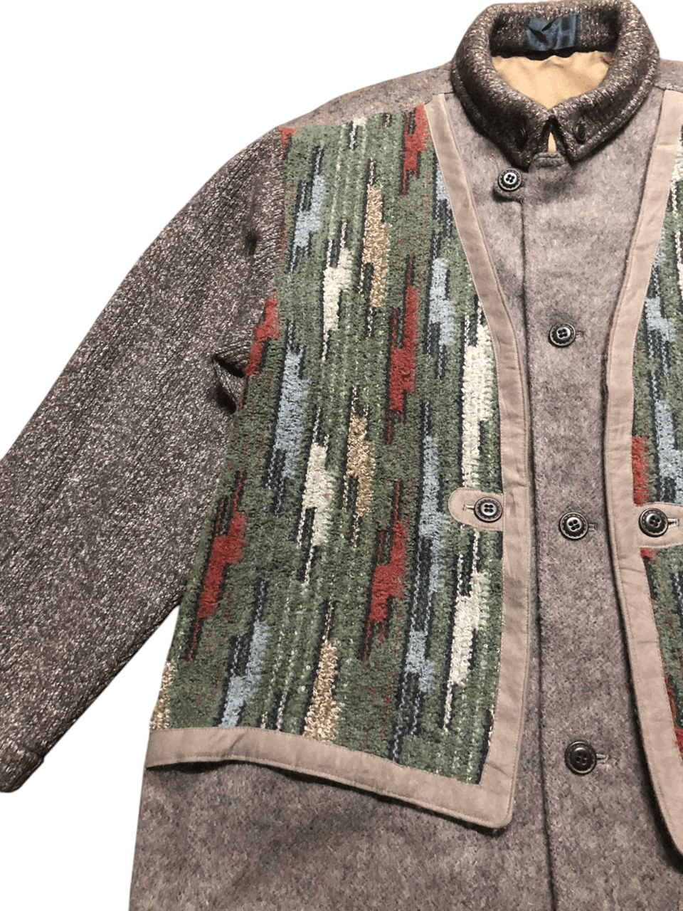 Japanese Brand Rare💥Vintage GiovanOumo Tweed Vest Button Jacket Size US M / EU 48-50 / 2 - 6 Thumbnail