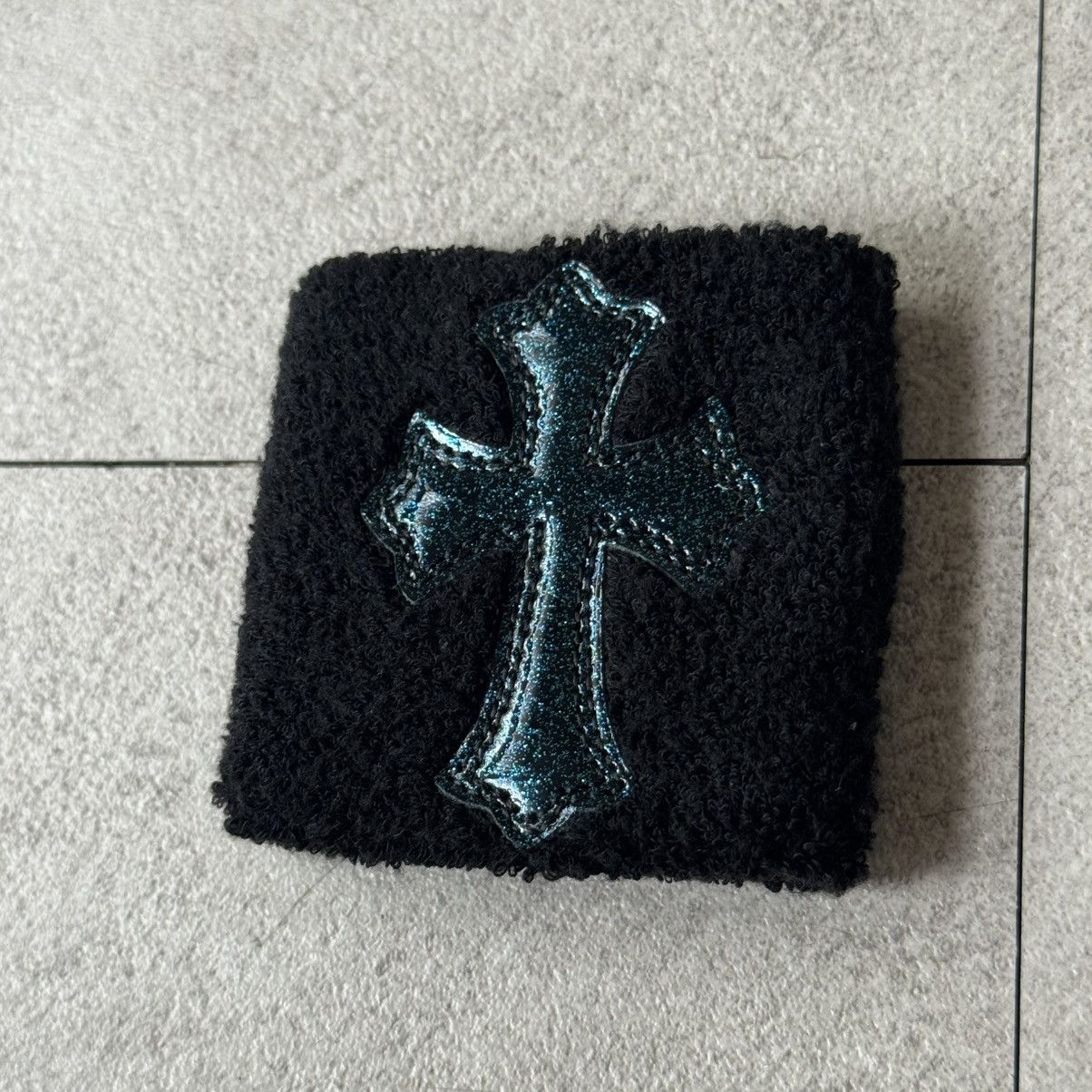 Chrome Hearts Chrome Hearts Galaxy patent leather Cross patch wristband Size ONE SIZE - 2 Thumbnail