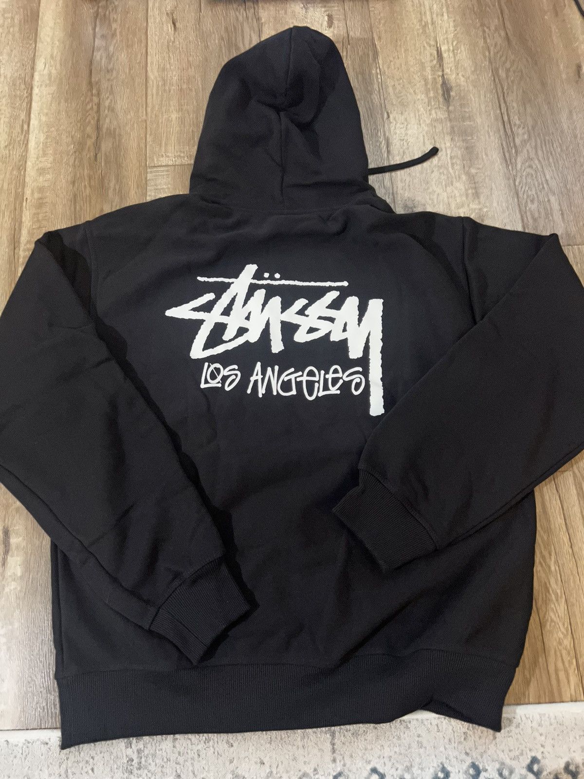 image of Stussy Los Angeles Hoodie in Cream, Men's (Size 2XL)