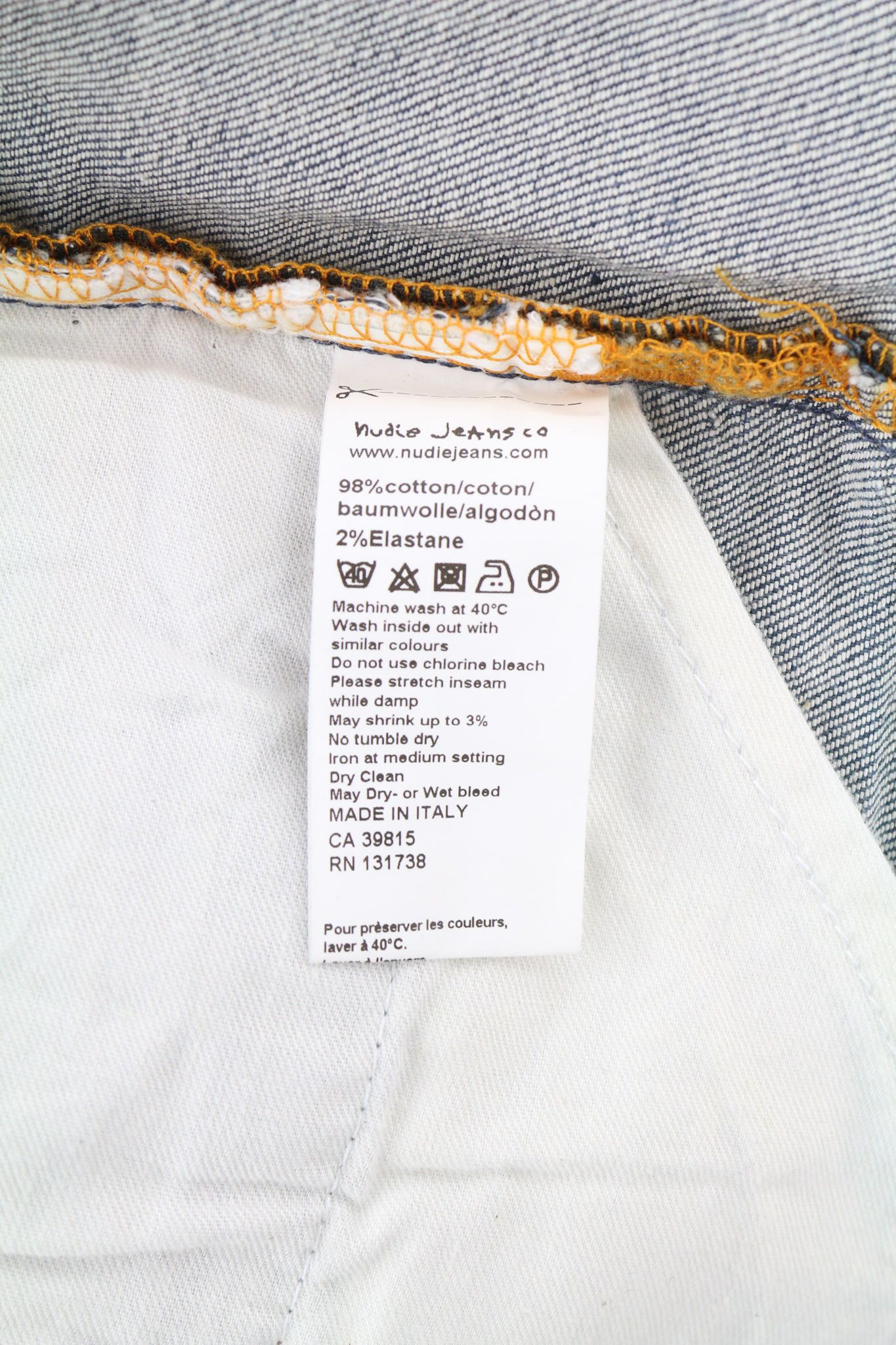 Nudie Jeans THIN FINN GREY AUTHENTIQUE USED W30/L34 Denim Jeans 80419 Size US 30 / EU 46 - 9 Thumbnail
