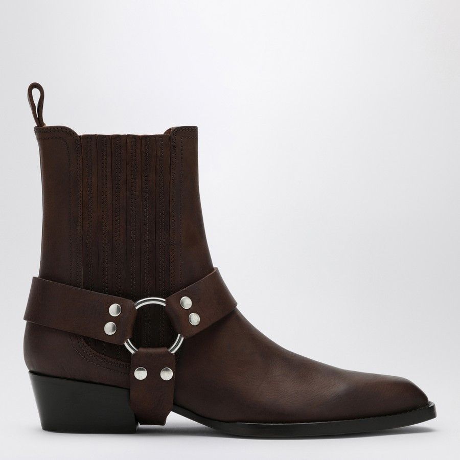 Paris Texas o1d2blof0924 Leather Boots in Brown Size US 7 / IT 37 - 1 Thumbnail