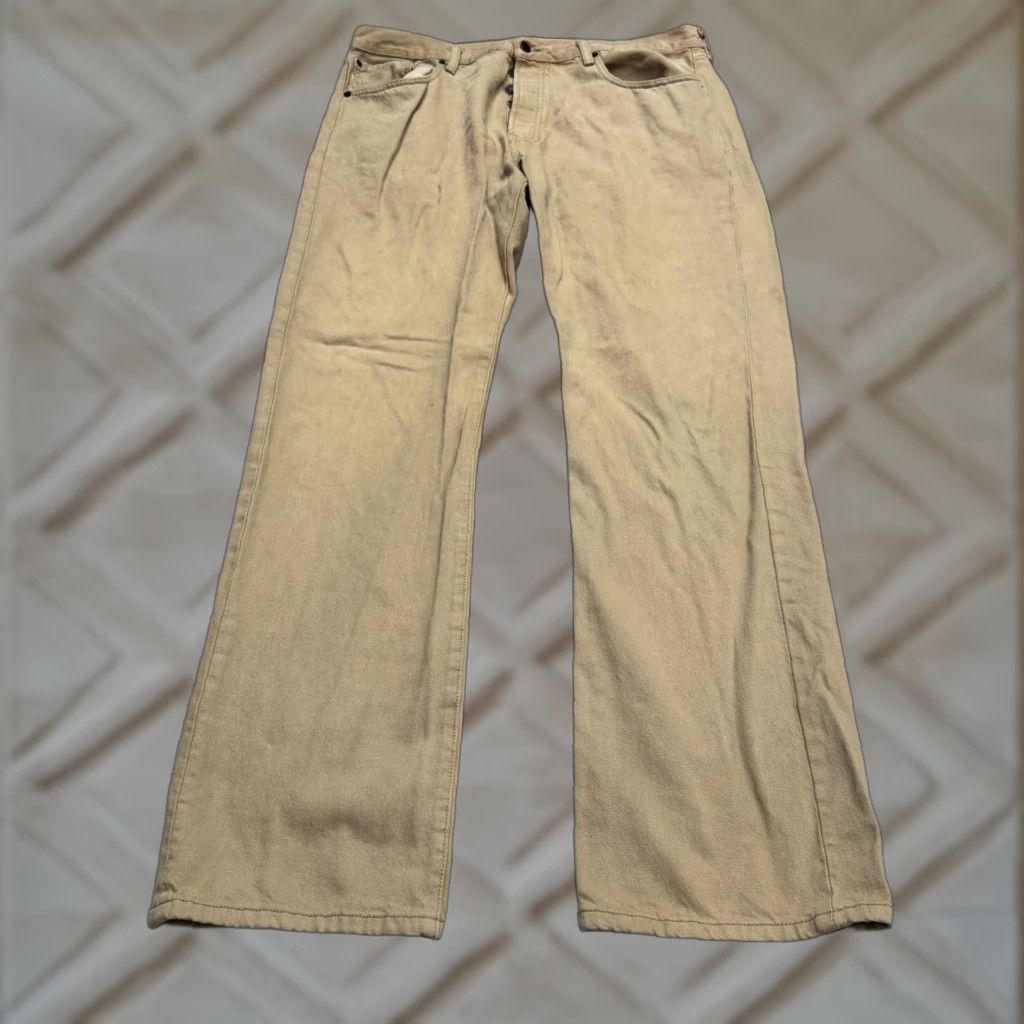 Levi's Levi's 501 Jeans Mens 38x34 Denim Straight Button Fly Brown Cotton Vintage? No (but check) No Size US 38 / EU 54 - 1 Thumbnail
