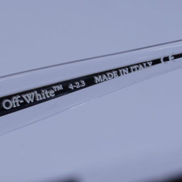 Off-White Off-White OERI103 BIG WHARF 7207 Sunglasses Silver Frame Size ONE SIZE - 8 Thumbnail