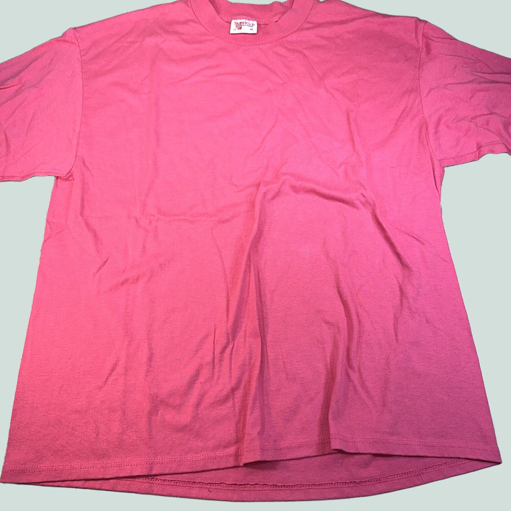 Vintage VINTAGE Sportswear T-Shirt XL Men Pink Single Stitch Stitch Size US XL / EU 56 / 4 - 1 Thumbnail