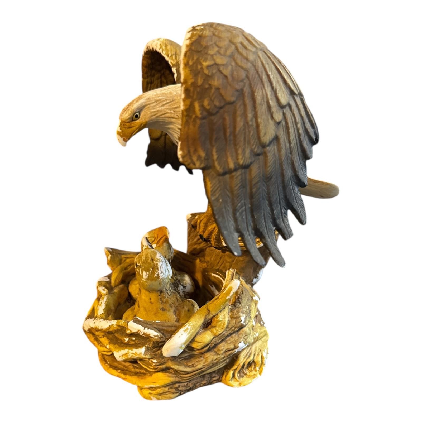 Unknown London Vintage Eagle Figurine with Nest and Chicks Size ONE SIZE - 2 Thumbnail