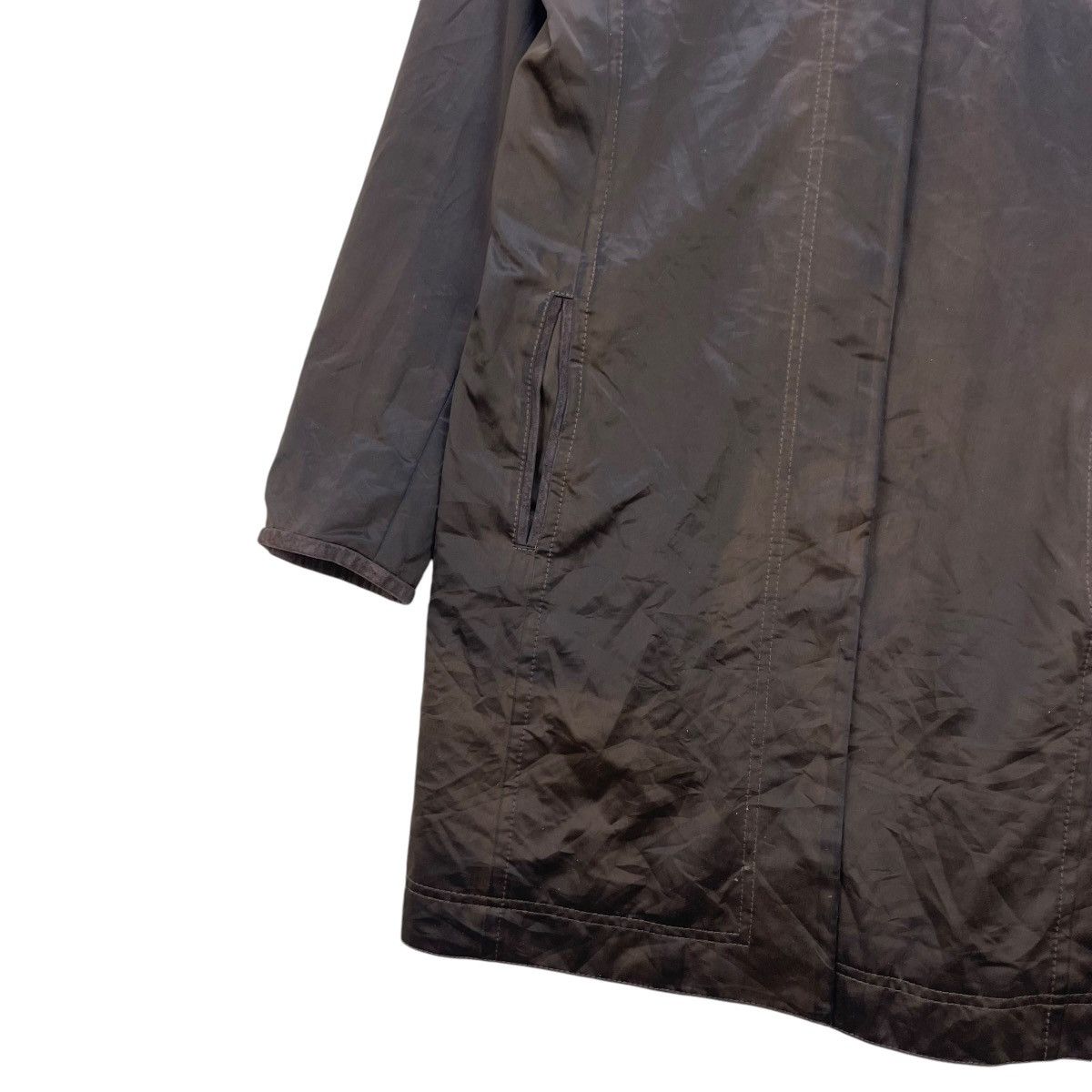 Coach × Designer Vintage Coach Long Coat Waxed Jacket Size S / US 4 / IT 40 - 6 Thumbnail