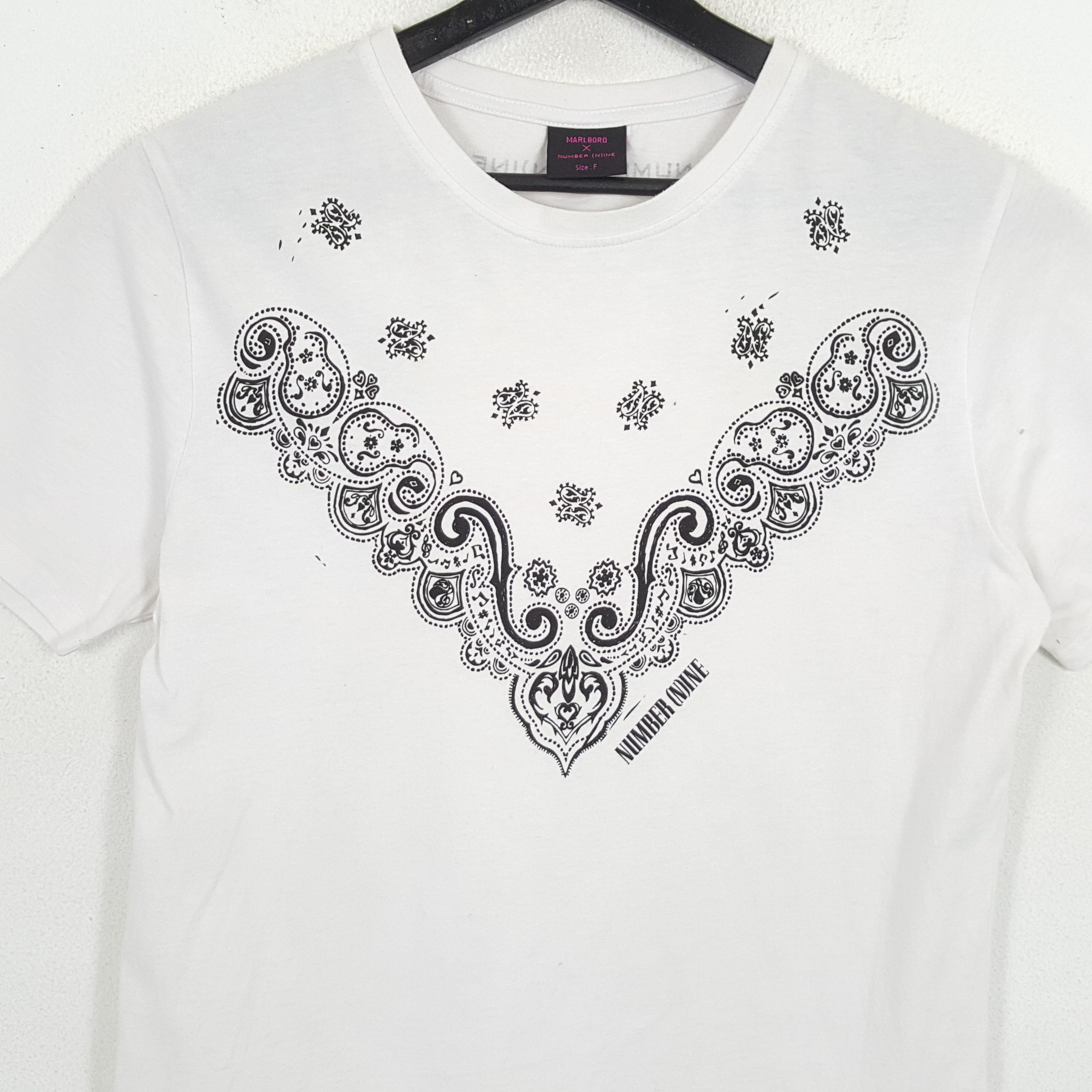 Japanese Brand × Marlboro × Number (N)ine NUMBER NINE x MARLBORO Japanese Brand Art Style Tshirt Size US M / EU 48-50 / 2 - 2 Thumbnail
