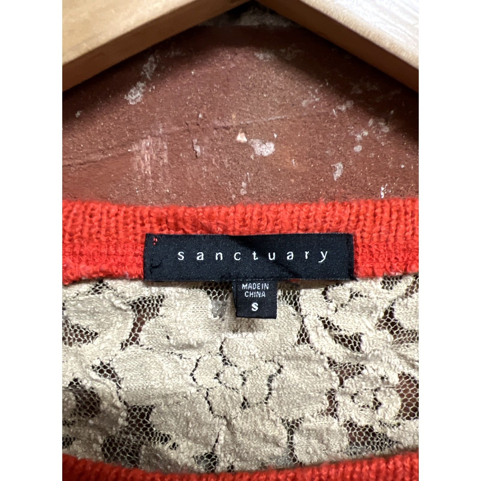 Sanctuary Sanctuary Sweater Shirt Womens Orange Knitted Pullover Size S Size S / US 4 / IT 40 - 3 Thumbnail
