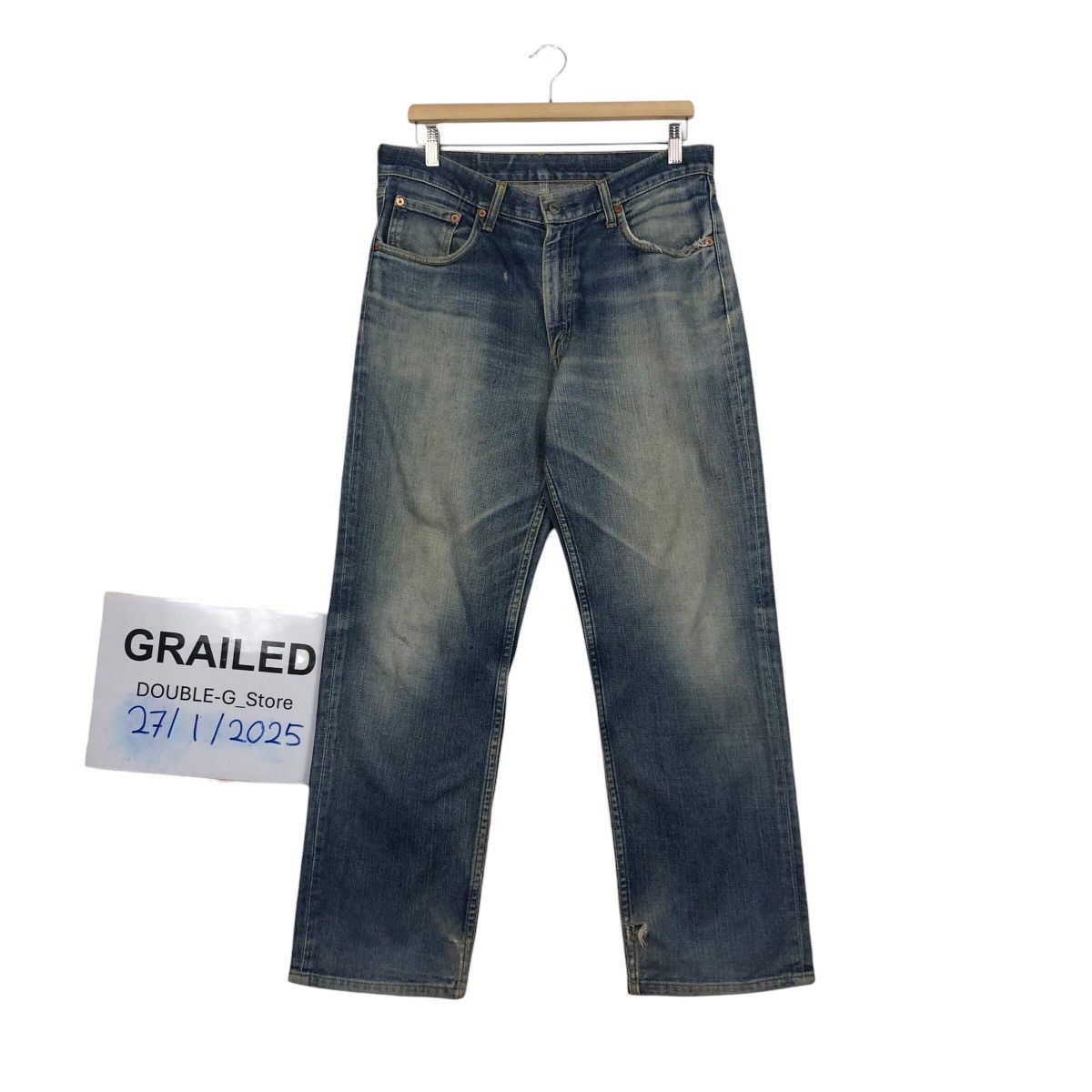 Levi's 📌Vintage Levi's Lot 533 Denim Jeans Worker Wear Size US 34 / EU 50 - 1 Thumbnail