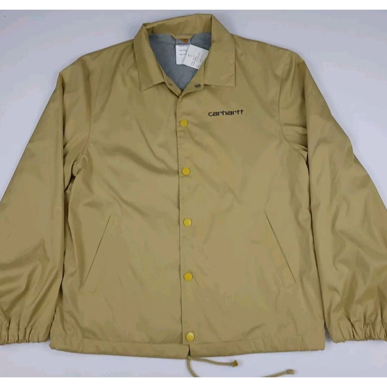 Carhartt VINTAGE Carhartt Lined Windbreaker Jacket Men L Gold Very Rare Sample NWT Coach Zip Front Size US L / EU 52-54 / 3 - 2 Thumbnail