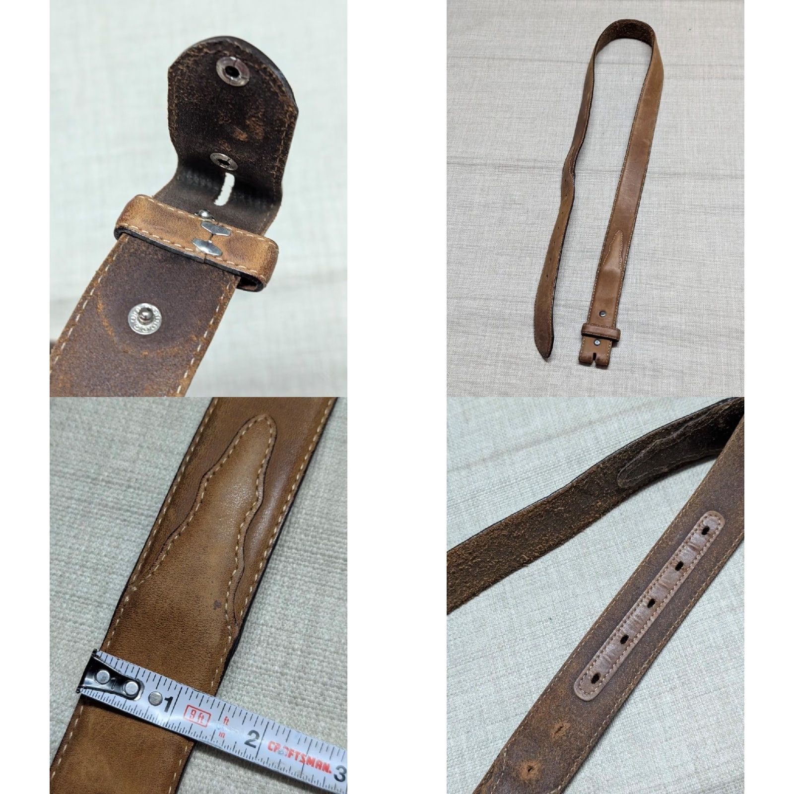 Vintage VINTAGE Silver Creek Western Belt Mens 42 Cowhide 