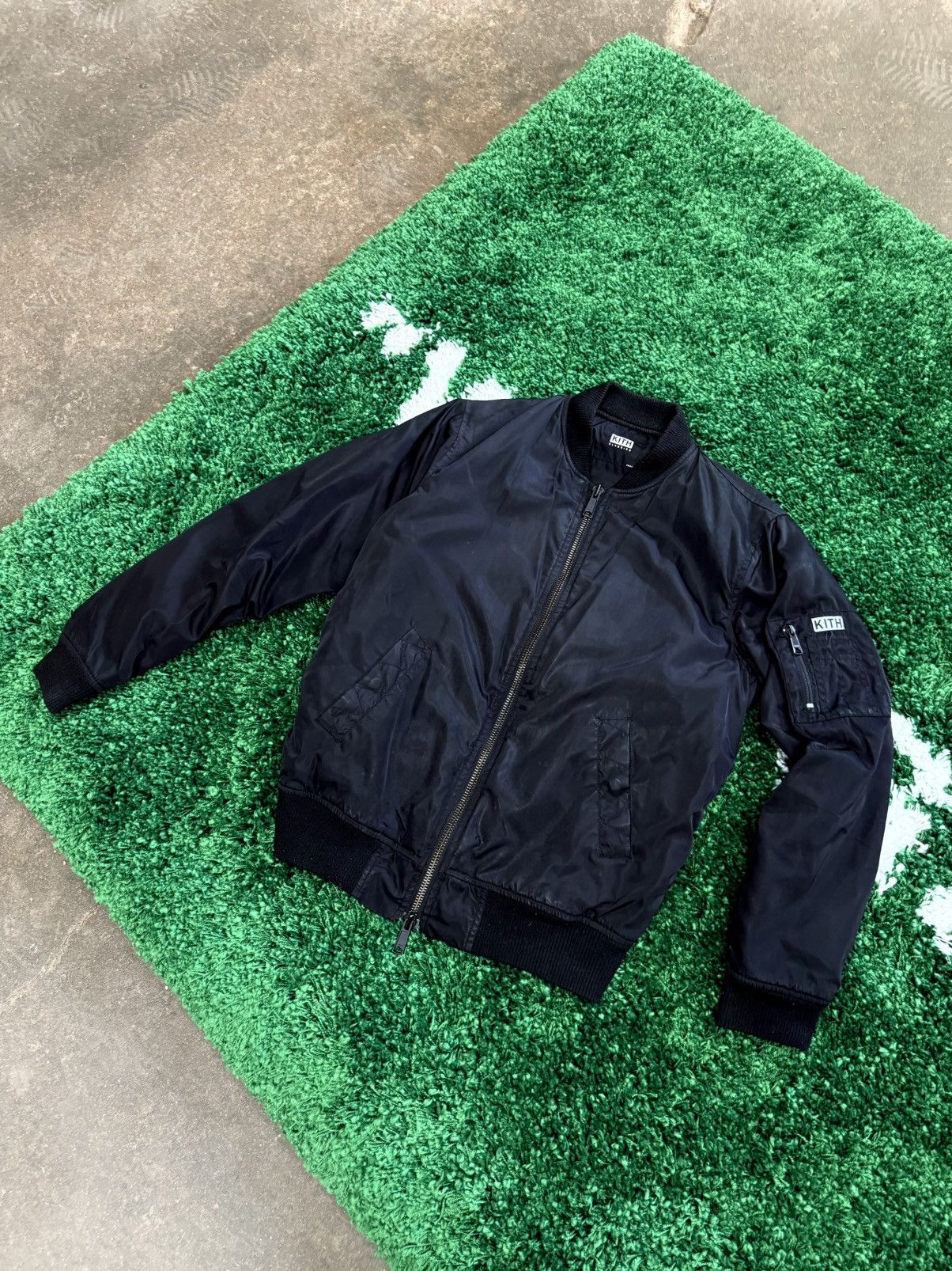 kith ma-1 ブラック kith ma-1 Flight Jacket Kith Alpha Industries Alpha Industries