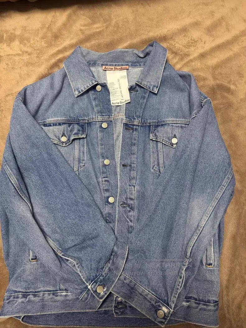 Acne Studios Acne Studios Loose Fit Denim Jacket, Unisex, Medium Blue Size US S / EU 44-46 / 1 - 1 Thumbnail