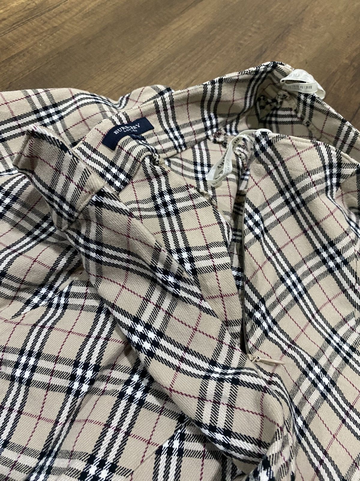 Burberry Burberry Nova Check Cotton Skirt Size 22" - 6 Thumbnail