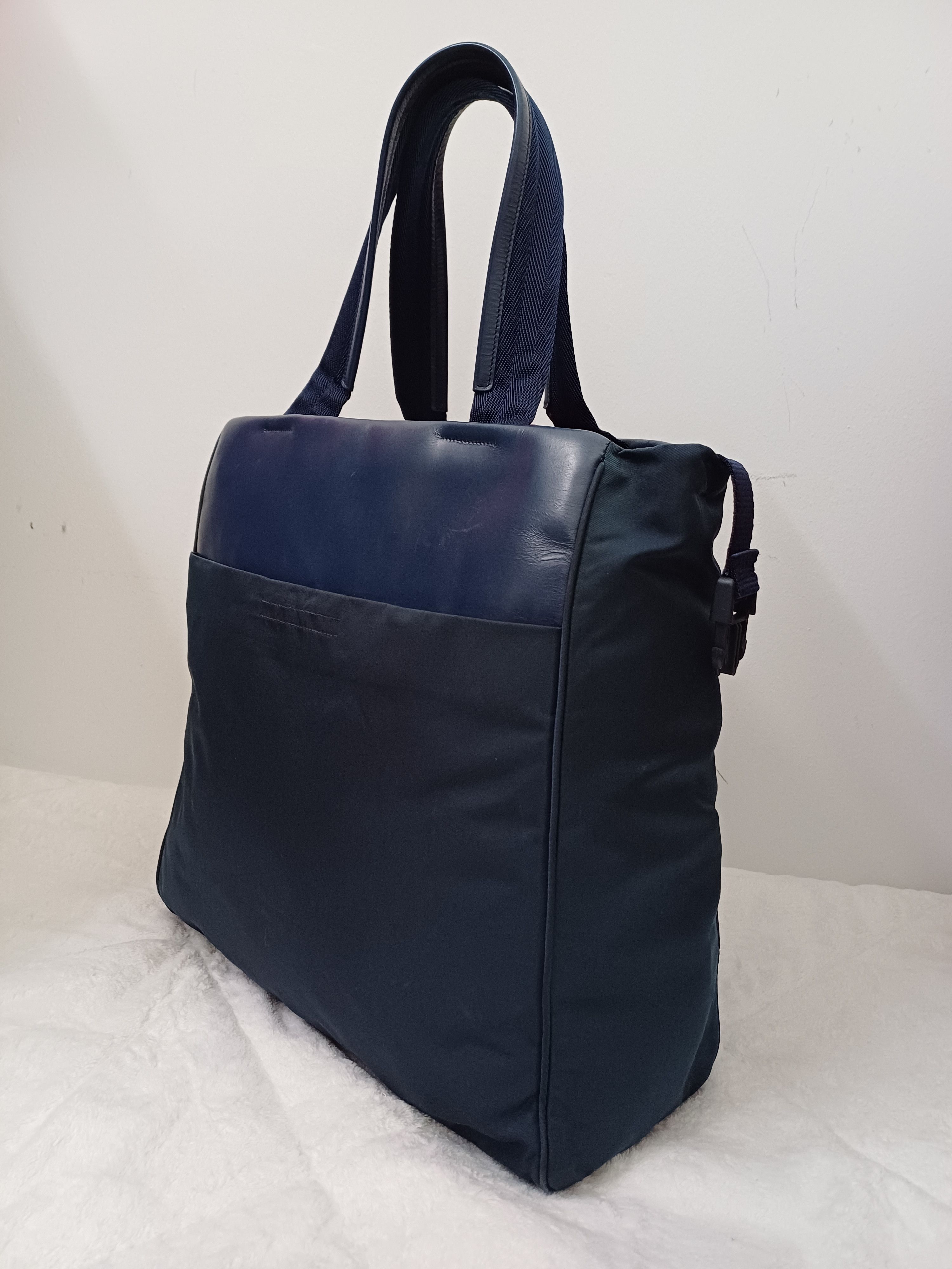 Karl Lagerfeld × Prada Vintage Prada Tote Bag Semi-leather Size ONE SIZE - 5 Thumbnail