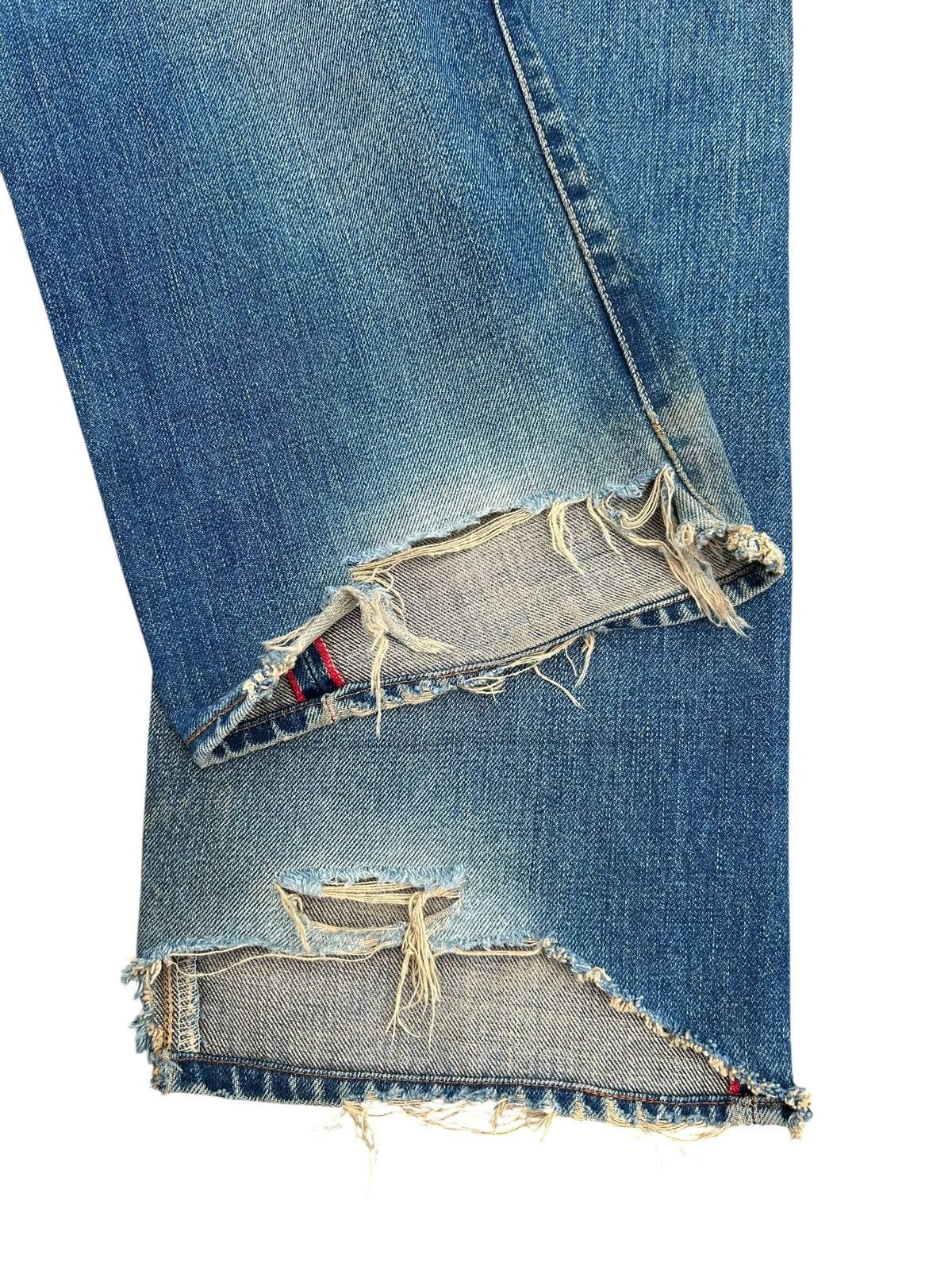 Kapital Vintage HR.Market Selvedge Distressed Denim Jeans Size US 32 / EU 48 - 12 Thumbnail