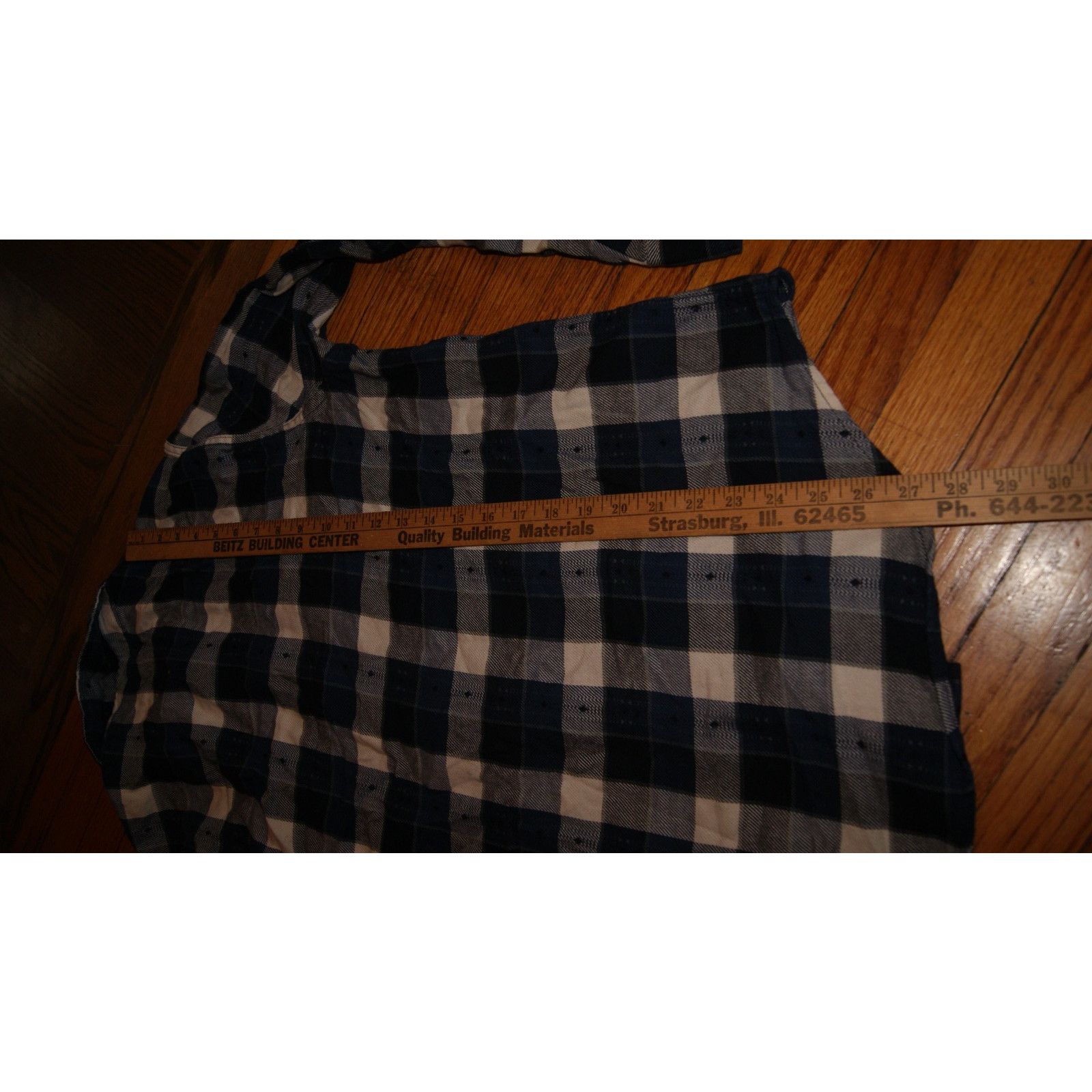 Frye Frye Shirt Men L Blue Buffalo Plaid Jacquard Flannel Size US L / EU 52-54 / 3 - 6 Thumbnail