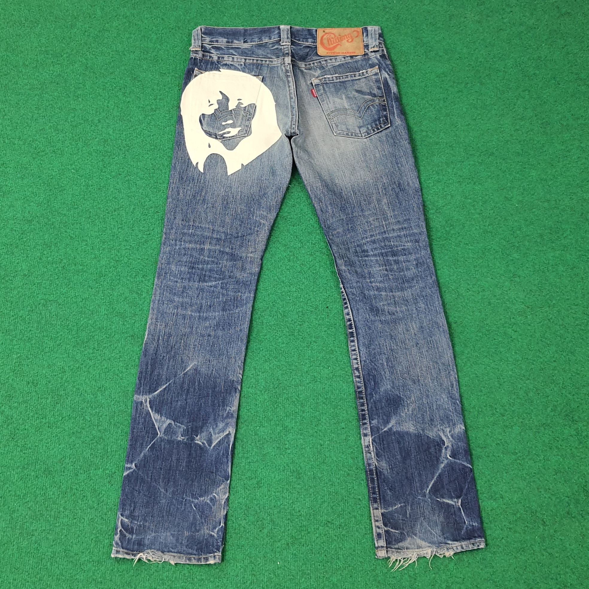 Hysteric Glamour Vintage Hysteric Glamour Kinky Custom Logo Jeans C258N12 Size 31" - 1 Thumbnail