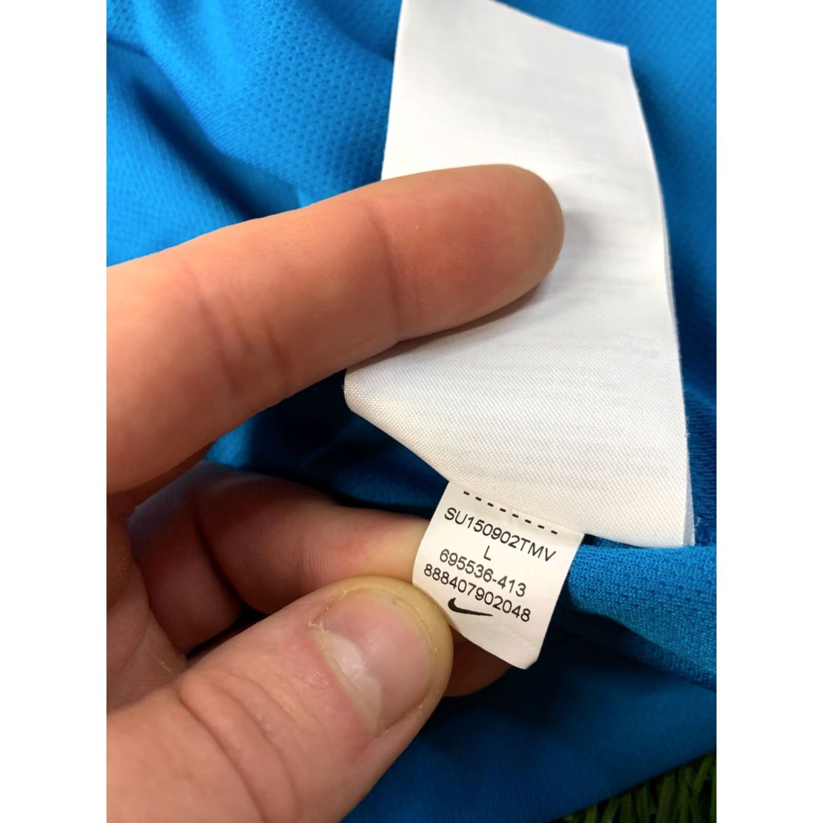 Nike NIKE Golf Dri-FIT 2015 Men Polo Shirt Jersey Size L Blue and Red Polo Men Size US L / EU 52-54 / 3 - 7 Thumbnail