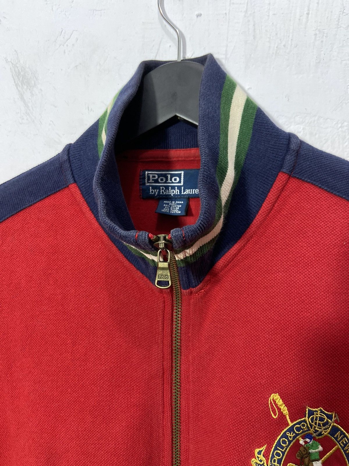 RRL Ralph Lauren Polo by Ralph Lauren Track Jacket Red Size US M / EU 48-50 / 2 - 6 Thumbnail