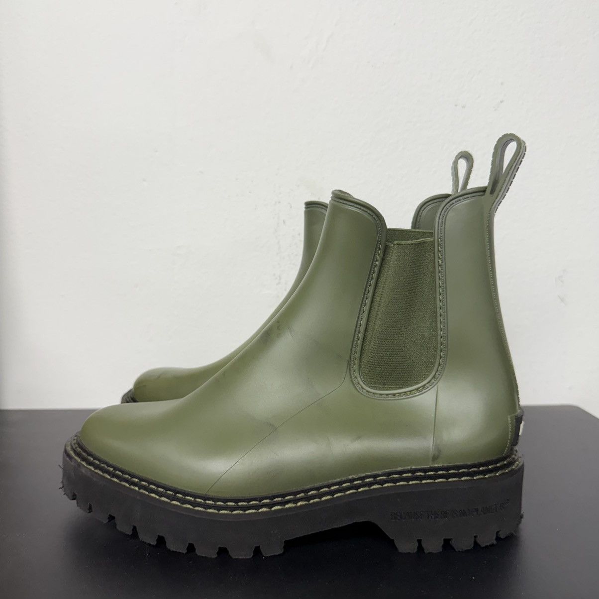 ECOALF Ecoalf Chelsea Boots Olive Green Size US 7.5 / EU 40-41 - 1 Thumbnail